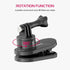 ULANZI Backpack Mount for Gopro, Go Quick II Magnetic Suction Clip Clamp Mount Quick Release Shoulder Strap Holder Universal Accessories for Gopro...
