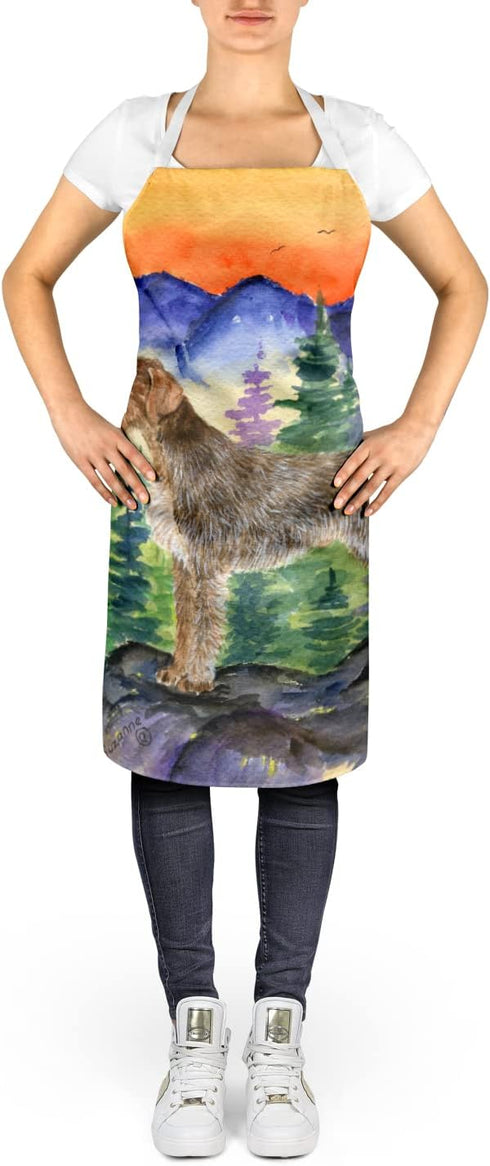 Caroline's Treasures SS8226APRON German Wirehaired Pointer Apron Cooking Kitchen Server Baking Crafts Gardening for Adult Women Men, Unisex, Large...
