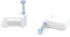 THE CIMPLE CO - Dual, Twin, or Siamese Coaxial Cable Clips, Cat6, Electrical Wire Cable Clip, 1/2 in Nail Clip and Fastener, White (50 Pieces per ...