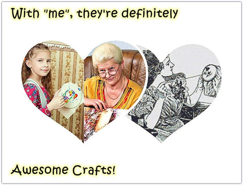 Cross Stitch Kits, Awesocrafts Owls 4 Four Seasons Easy Patterns Cross Stitching Embroidery Kit Supplies, Stamped or Counted (Stamped)...