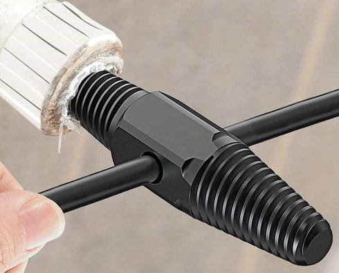 Screw Extractor- Dual-use Water Pipe Screw Removal Tool Broken Bolt Remover for 1/2 Inch 3/4 Inch Pipes Valve Faucet, Easy Out Stripped Screw and ...