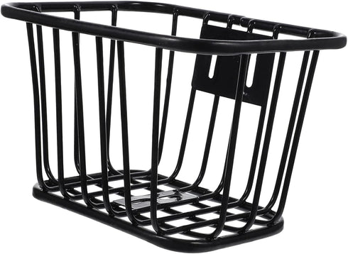 Sosoport Bicycle Iron Basket Cruiser Bike Bicycle Iron Bike Basket Rear Bike Basket Metal Bike Basket Bike Container Front Bicycles Basket 25X18X1...
