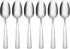 Oneida H084006D Aptitude Everyday Flatware Dinner Spoons, Set Of 6, 7.1" L x 1.5" W...