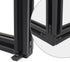 12Pcs Black 2020 Series 3-Way End Corner Bracket Connector with Screws + 1pcs Wrench for Slot 6mm 20S Aluminum Rail Accessories (12)...