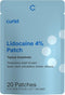 Curist Super Stick Lidocaine Patches Topical Pain Relief - Long Lasting Adhesive for Back Relief, Neck Relief, Sore Muscle Relief (20 Patches -1 P...