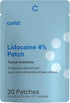 Curist Super Stick Lidocaine Patches Topical Pain Relief - Long Lasting Adhesive for Back Relief, Neck Relief, Sore Muscle Relief (20 Patches -1 P...