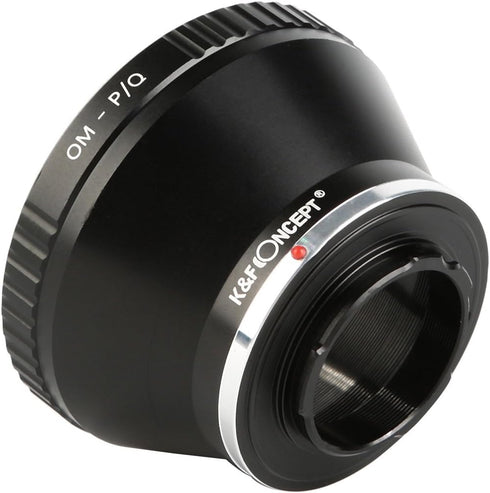 K&F Concept Lens Mount Adapter for Olympus OM Zuiko Lens to Pentax Q-S1 Q10 Q7 Q DSLR Camera Camera Body...