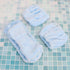 3 Pack Spa Headband and Wrist Washband Face Wash Set,Reusable Soft Makeup Headband Fleece Skincare Headbands for Washing Face Shower (Loose Blue)...