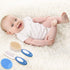 Baby Hair Brush and Comb Set for Newborns & Toddlers | Natural Soft Goat Bristles | Ideal for Cradle Cap | Perfect Baby Registry Gift (Blue)...