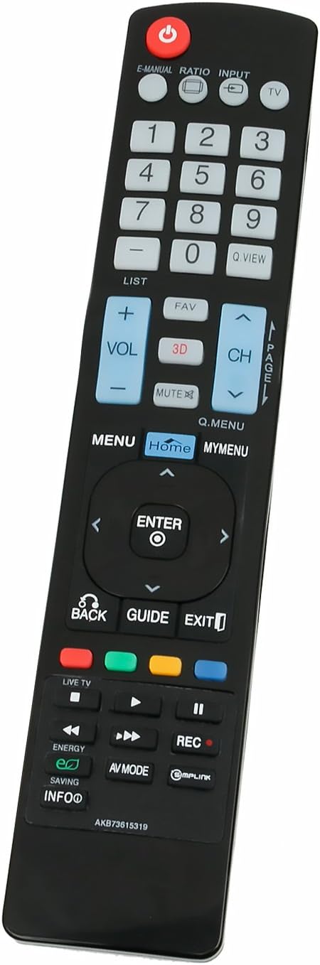 New AKB73615319 Replace Remote fit for LG TV 32LM6400 32LM6400-SA 32LM6400SA 42LM6400 42LM6400-SA 42LM6400SA 47LM6400 47LM6400-SA 47LM6400SA 55LM6...