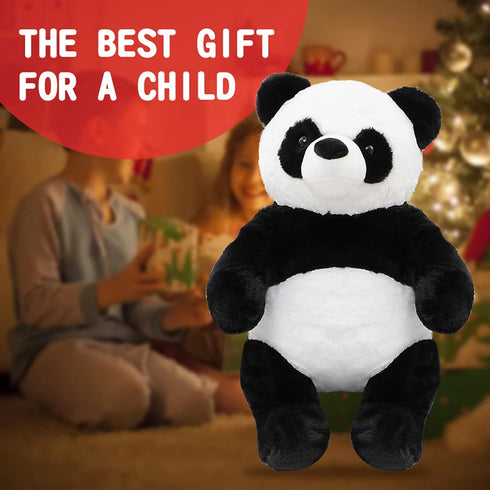 16" Panda Bear Stuffed Animal Plush Toy Cute Soft Body Doll Panda Pillow Kawaii Giant Panda, Gift for Kids Boy Girl Birthday Valentines Christmas...