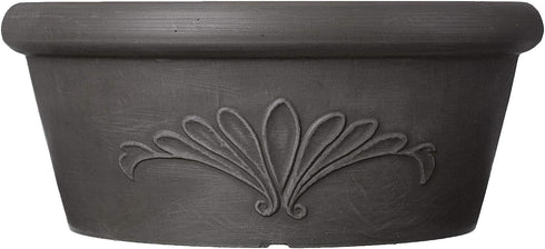 Arcadia Garden Products PSW TA20DC Bulb Pan, 8 by 3-Inch, Dark Charcoal, 8"x3"...