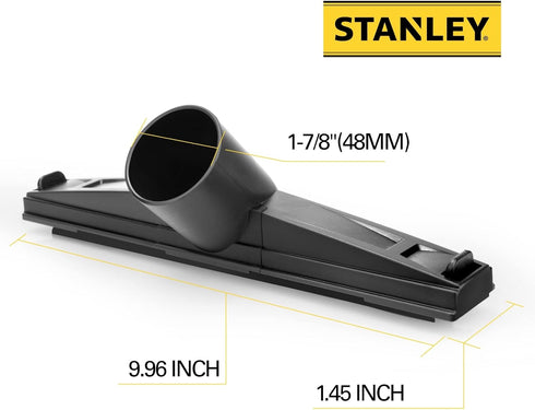 Stanley 19-1900 Universal Floor Nozzle for Wet and Dry Vacuums with a 1-7/8" Hose , Black...