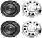 uxcell 0.5W 8 Ohm DIY Magnetic Speaker 27mm Round Shape Replacement Loudspeaker for Building Intercom 4pcs...
