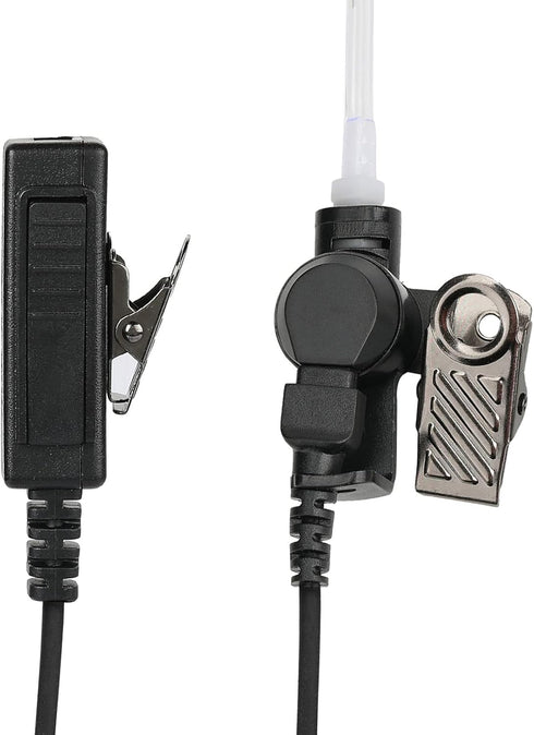 A 2 Pin Transparent Acoustic Tube Earpiece/Headset for Motorola Two Way Radio CP200, CLS1110,CLS1410 Walkie Talkies...