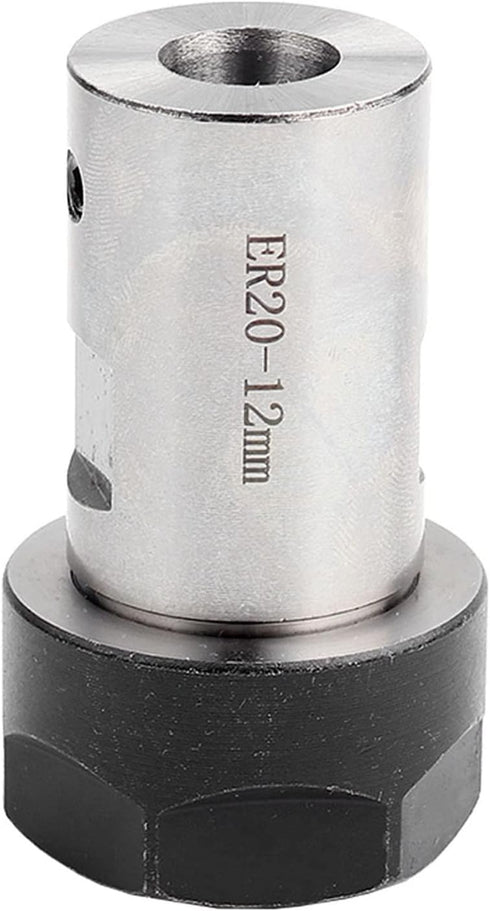 Collet Chuck, C25 ER20 50L CNC Milling Motor Spindle Extension Rod Holder Trimmer Shaft Adapter Clamping Tool High Precision Power Lathe Accessori...