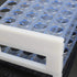 Transparent Plastic Test Tube Holder,13mm x 50 Holes / 16mm x 50 Holes / 18mm x 40 Holes Bottle Small Glass Holder for Test Tubes...