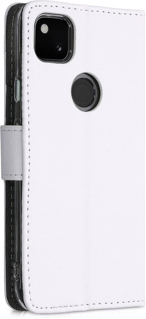 kwmobile Wallet Case Compatible with Google Pixel 4a Case for Phone - Wallet Panda Black/Green/White...