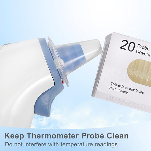 Ear Thermometer Covers for All Braun Thermometer Models, Disposable Digital Ear Thermometers Lens Filters Refill Caps, 100 Count...