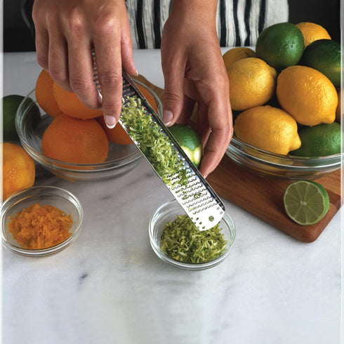 Microplane Twin-Pack: Durable 12" Stainless Citrus Zester with Cover for Kitchen...