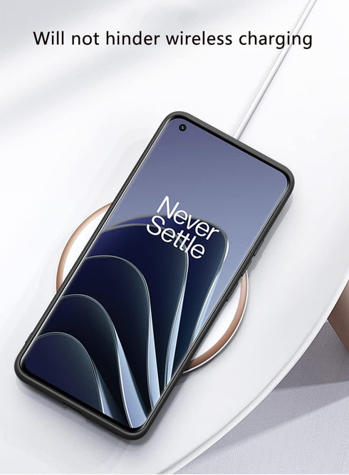 for OnePlus 10 Pro Case 5G, Soft TPU Artificial Leather Back, Extremely Light Ultra-Light Cover, Anti-Fingerprint-Scratch Camera Protection Phone ...