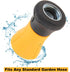 Fireman Hose Nozzle, Yellow Garden Hose Nozzle, High Pressure Sprayer Nozzle for Car Washing, Patio Cleaning, Watering Lawn and Garden, Universal ...