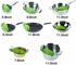 2 Pcs Silicone Clip on Strainer for Pasta Meat Vegetables Fruit, - Fit All Pots and Bowls....