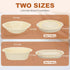 Silicone Banneton Bread Proofing Baskets, (Upgraded) 10 Inch Round & 12 Inch Oval Foldable Sourdough Baking Basket Bread, Set of 2 Foldable Proofi...
