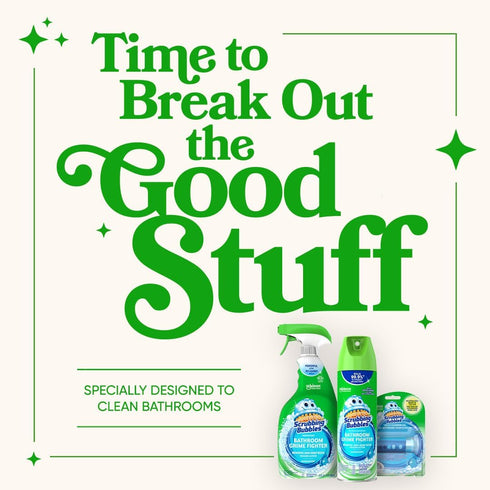 Scrubbing Bubbles Toilet Gel Stamps, Fresh Gel Toilet Cleaning Stamps, Helps Keep Toilet Clean and Helps Prevent Limescale & Toilet Rings, Rainsho...