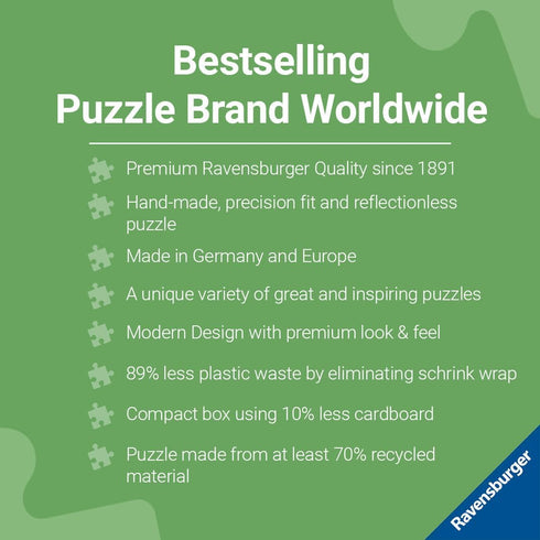 Ravensburger Color Your World Series: Happy Beads 500 Piece Jigsaw Puzzle for Adults - 80695 - Handcrafted Tooling, Made in Germany, Every Piece F...