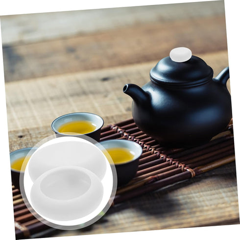 2pcs Teapot Lid Silicone Sleeve Teapot Accessories Silicone Hot Handle Holder Dutches Oven Knob Cover Tea Kettle Lid Knob Protector Glass Tea Pot ...