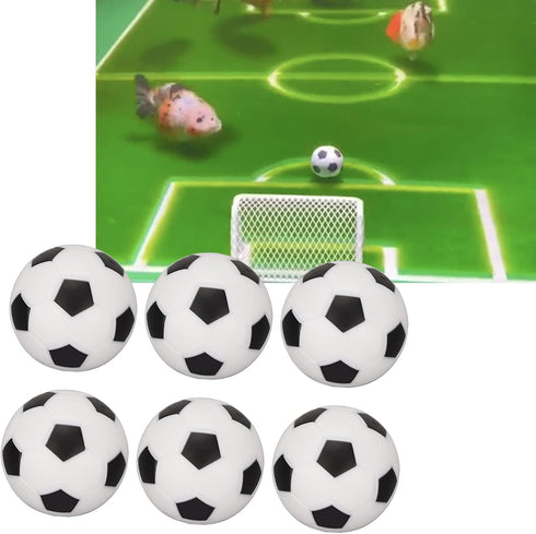 10Pcs Small Plastic Soccer Decoration Floating Soccer Aquarium Decoration Aquarium Decor Ball Toy for Kids Party Fish Decor S...