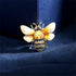 Rhinestone Bee Brooch Pin for Women Girls Fashion Cute Yellow Black Crystal Honeybee Bumblebee Animal Insect Brooches Lapel Pins Dainty Dress Acce...