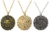Mystart Pack of 3 Pirates of The Caribbean Necklace Aztec Skull Coin Medallion Necklace...