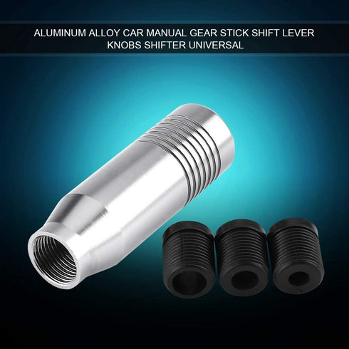 Universal Shift Knob, Shift Knob Adapter Manual Gear Stick, Aluminum Alloy Car Gear Stick Knobs Manual Gear Stick Shift Lever Knobs Shifter Gear S...