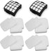 Filter Replacement for Shark AZ3002 AZ3000 AZ3000W Stratos DuoClean PowerFins Vacuum (2 Filters + 4 Foam & Felt Filters) (2 Filters + 4 Foam & Fel...
