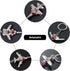9pcs Airplane Keychain Set Spacecraft Aircraft Airliner Fighter Plane Model Creative Key Ring Gift for Aviation Enthusiast Pilot Aviator...