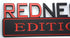 2pcs REDNECK EDITION CAR EMBLEM Chrome Badge 3D Sticker Decal Compatible with F-150 F250 F350 Silverado RAM 1500 (Red/black)...