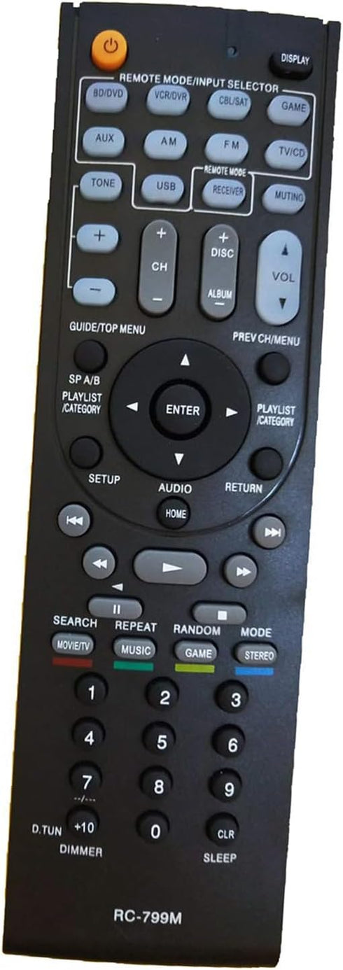 AIDITIYMI RC-799M Replacement Remote fit for Onkyo AV Receiver Home Theater HT-S3500 HT-R548 HT-RC330 HTS3500 HTR548 HTRC330 HT-RC430 HTRC430 HT-S...