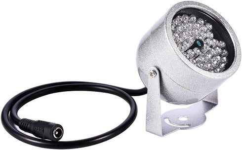 Camera IR Illuminator Lights for Security Camera, Wide Angle Infrared Fill Light IR Light 140 LED Waterproof Infrared Night Vision Light for Secur...