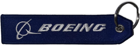 Boeing Keychain | Luggage Tag | airline Logo - Blue (Boeing ) pack 3...