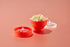 Lékué Mini Microwave Popcorn Maker, 5 x 3.5in, Red...
