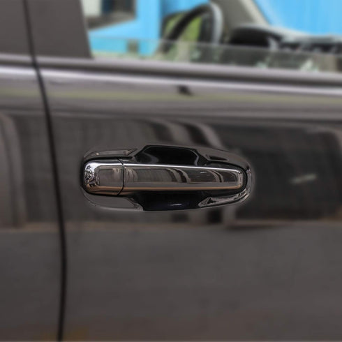 for 4runner Door Handle Cover Trim for Toyota 4runner Pro 4WD N280 SUV 2017-2020(NO Smart Key Holes Black)...