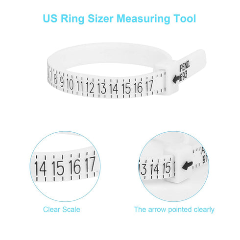 Ring Sizer Measuring Tool Set | 4-Size Aluminum Ring Mandrel, 27 PCS Metal Ring Measurement Tool, Gauge & Polishing Cloth, US Jewelry Sizing Kit f...