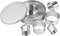 Round Cookie Press Set, 12 Graduated Circle Pastry Press, Heavy Duty Commercial Grade 18/8 304 Stainless Steel Cookie And Dough Press...