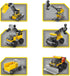 6 in 1 Children Crane Toy Building Blocks Toys for 4+ Years Boys Kids Gift Idea Toy Construction Truck Toys 142Pcs-Compatible with Other Building ...
