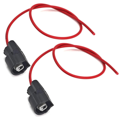 K20 K24 Knock Sensor Switch Connector 1861-K24 (Set of 2), Knock Sensor Plug Pigtail Wire Harness, Compatible for Honda Civic Accord Element...