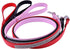 Scicalife PU Leather Dog Leash Training Walking Pet Leash Products Colorful Walking Leashes with Sparkly Studded Rhinestone for Cats or Dogs (Blac...