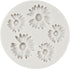 Daisy Flower Silicone Fondant Mold Flower Chocolate Candy Molds For Flower Cake Decoration Cupcake Topper Sugar Craft Polymer Clay Gum Paste...