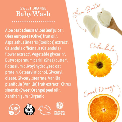 Earth Mama Sweet Orange Baby Lotion | Moisturizing Body Lotion for Dry Skin, Newborn Baby Lotion Sensitive Skin Care, Face Lotion for Babies & Kid...